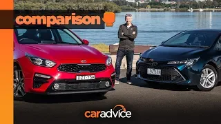 2019 Kia Cerato v Toyota Corolla comparison | Best small car? | CarAdvice