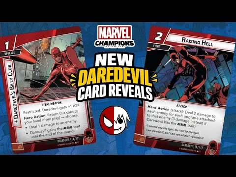 New Daredevil Card Reveals for Marvel Champions Fear No Evil - Billy Clubs are here!