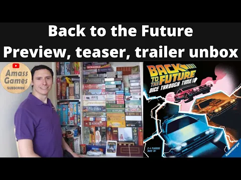 Back to the Future: Dice through time - co-operative board game preview teaser trailer* AmassGames