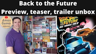 Back to the Future: Dice through time - co-operative board game preview teaser trailer* AmassGames