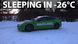 Tesla Model S Plaid road trip to Folldal in -26°C part 1