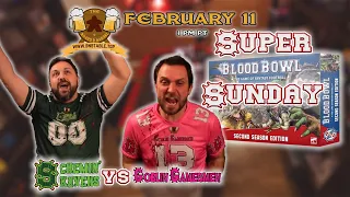 Super Blood Bowl Sunday 2024 - The Board & Barrel #bloodbowl #superbowl #warhammer #tabletop