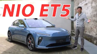 Nio ET5 EV sedan driving REVIEW