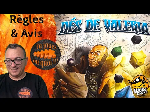 Dés de Valeria règles & avis