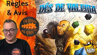 Dés de Valeria règles & avis