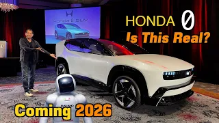 2026 Honda 0 SUV EV - The Future of Honda is Here Like it or Not 🔥🚗⚡
