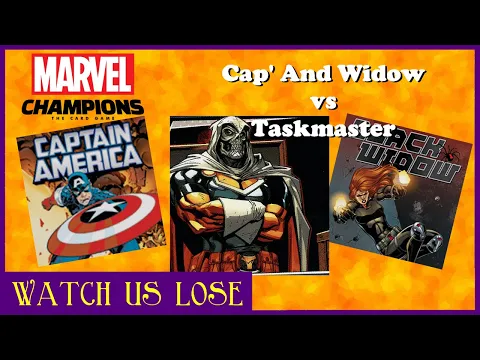 Marvel Champions Taskmaster vs Black Widow and Captain America: Rise of Red Skull Campaign