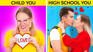 HIGH SCHOOL YOU VS CHILD YOU || Funny Relatable Moments! How Be Popular in College By 123 GO! TRENDS HIGH SCHOOL YOU VS CHILD YOU || Funny Relatable Moments! How Be Popular in College By 123 GO! TRENDS