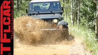 1995 Jeep Wrangler Takes on the off-road Cliff Hanger Challenge: TFL's 2015th Video Celebration