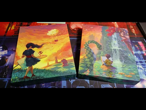 Canvas  + Reflection Card Board Game  Unique Art Style Game Mechanics Unbox, Rules and Review