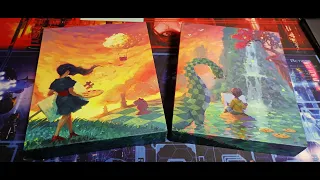 Canvas + Reflection Card Board Game Unique Art Style Game Mechanics Unbox, Rules and Review
