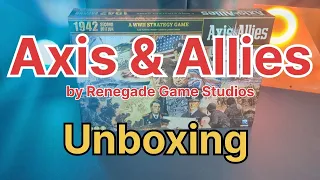 Axis & Allies 1942 2nd edition Unboxing