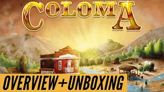 Coloma - DELUXE Version - Kickstarter - Overview + Unboxing