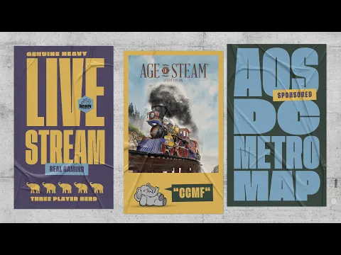 Age of Steam - DC Metro - 3p Teaching, Play-through, & Round table by Heavy Cardboard