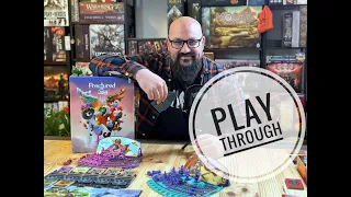 Fractured Sky board game- playthrough (with explanations)