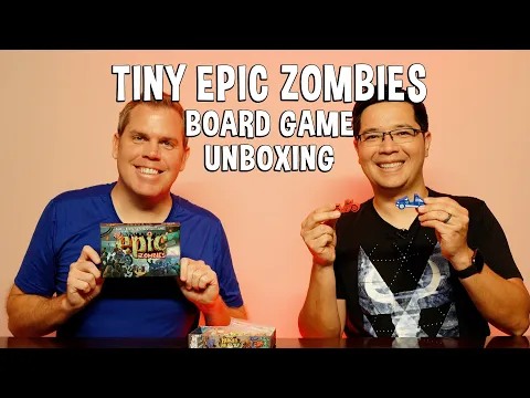 Unboxing Tiny Epic Zombies - A Big Zombie Game in a Small Box!