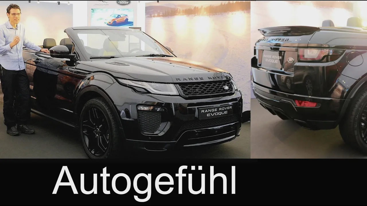 All-new Range Rover Evoque Convertible Cabriolet in-depth PREVIEW exterior/interior 2017 neu