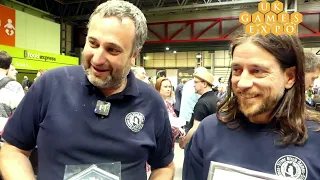 Silver Birch Games award presentation and interview for Deckchairs on the Titanic