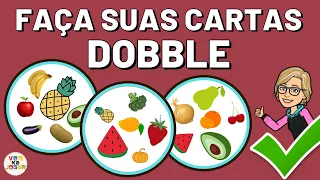 FAÇA SUAS PRÓPRIAS CARTAS DO JOGO DOBBLE (SPOT IT)
