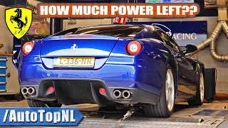 Our FERRARI 599 on a DYNO | HOW MUCH POWER DOES IT HAVE?? by AutoTopNL