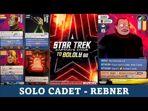 DGA Plays Board Games: Star Trek: Captain's Chair - Solo / Cadet Practice #7 (Rebner)