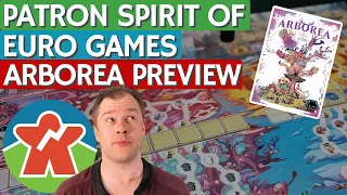 Arborea - Board Game Kickstarter Preview - Patron Spirit of Euro Games