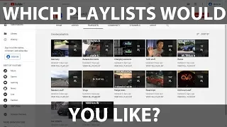 New playlists in my channel