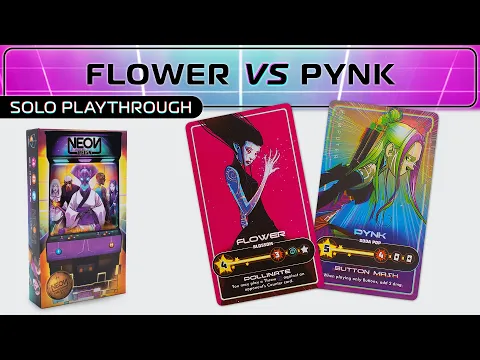 Flower vs Pynk | Neon Reign | Solo Playthrough Hard Mode