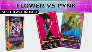 Flower vs Pynk | Neon Reign | Solo Playthrough Hard Mode
