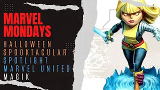 Halloween Spooktacular 2022 Marvel Monday!!! Spotlight Marvel United X-men: Magik!!! Cmon Games