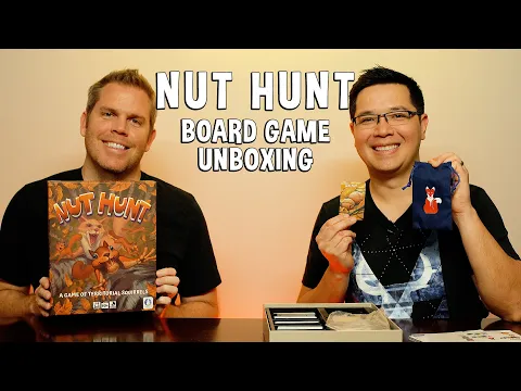 Unboxing Nut Hunt - Silly Squirrel Board Game