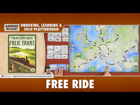 FREE RIDE - Unboxing, Learning, Playthrough