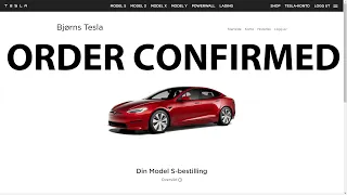 I ordered Tesla Model S Plaid+