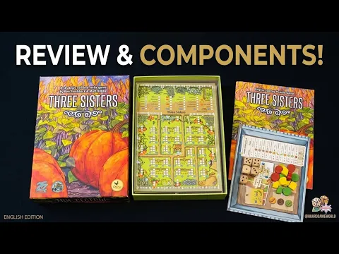 Three Sisters Board game unboxing