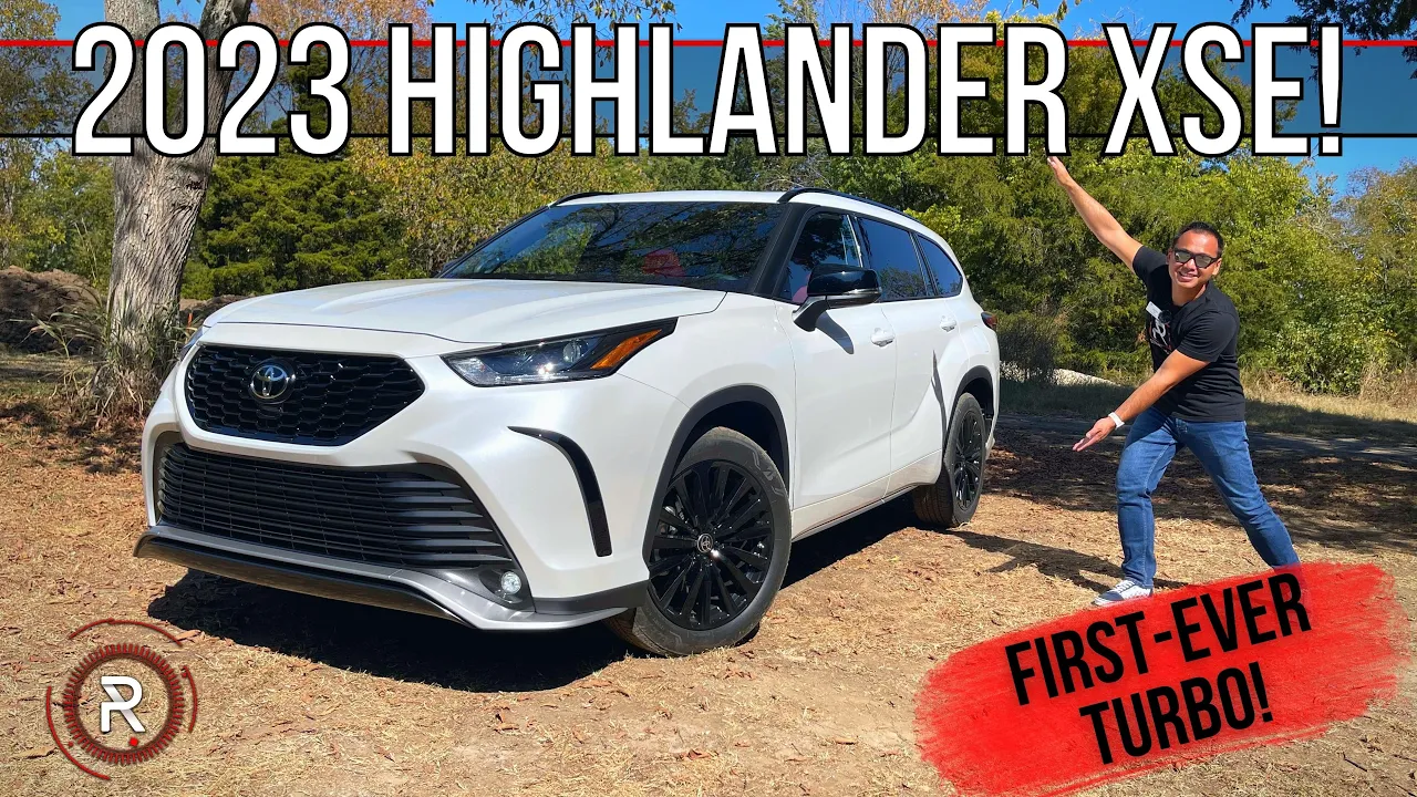 The 2023 Toyota Highlander XSE Is A Sporty Looking Turbocharged 3-Row Family SUV