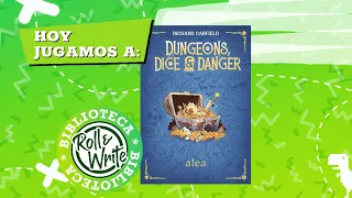 Hoy Jugamos a Dungeons, Dice & Danger en castellano (Juego de Mesa Roll & Write)