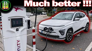 Hyundai Kona Electric - Old vs New - DC Charging Comparison
