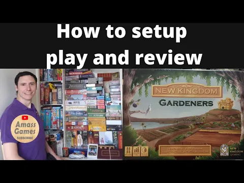 New Kingdom:Gardeners coming soon to Kickstarter how to setup play and review AmassGames Christian