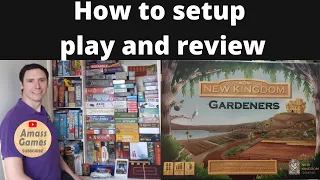 New Kingdom:Gardeners coming soon to Kickstarter how to setup play and review AmassGames Christian