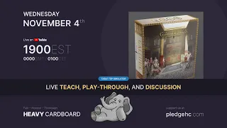 Galenus - 4p Tabletop Simulator Teaching & Play-through by Heavy Cardboard