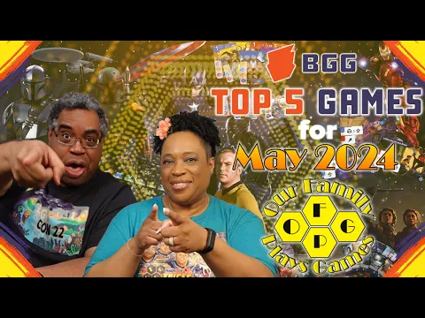 Top 5 Games for May 2024 - Top 5's w/ Our Family Plays Games