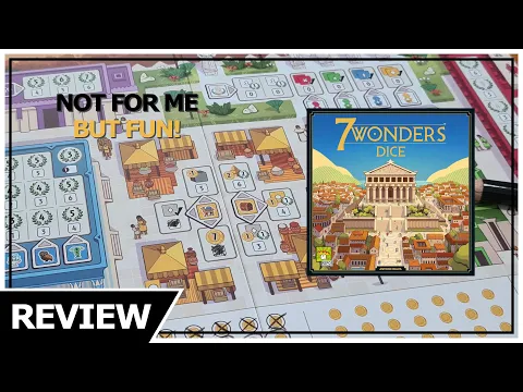 7 Wonders Dice Review - A Solid Roll & Write Variant
