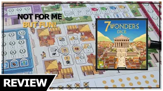 7 Wonders Dice Review - A Solid Roll & Write Variant