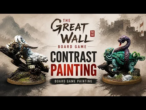 The Great Wall β Ancient Figures | Contrast Painting Board Game Miniatures #lotusthalia