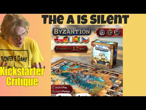 Byzantion - Love that name. Seriously, not serious! - Kickstarter Critique Review