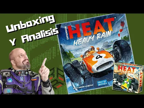Lluvia Torrencial ,Heat Expansión, Unboxing y review, Juego de Mesa