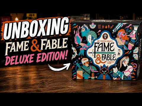 Fame & Fable Kickstarter Deluxe Unboxing | Jake Reacts