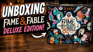 Fame & Fable Kickstarter Deluxe Unboxing | Jake Reacts
