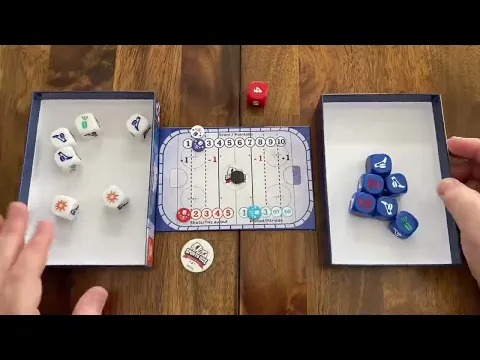 Sports Dice Hockey Solo Playthrough Time-Lapse