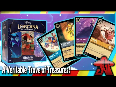 Disney Lorcana unboxing: The First Chapter Illumineer's Trove